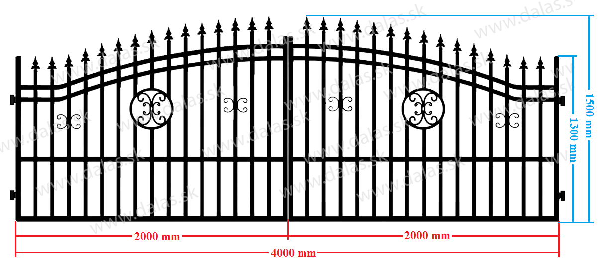 Dvojkrídlová brána